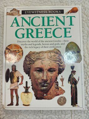 Eyewitness Books Ancient Greece Anne Pearson Hardcover Illustrated History